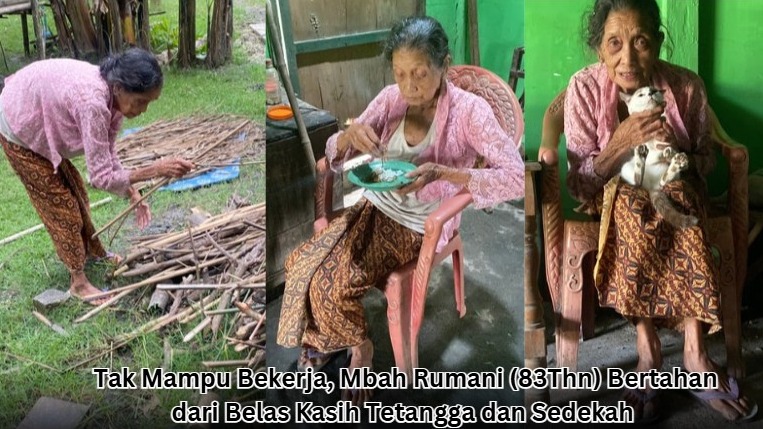 Lansia 83 Tahun Bertahan Hidup dari Belas Kasihan