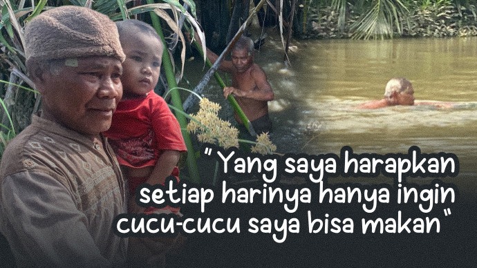 Bantu Kakek Pembuat Sapu Lidi Rawat 2 Cucu Terlantar - 21931