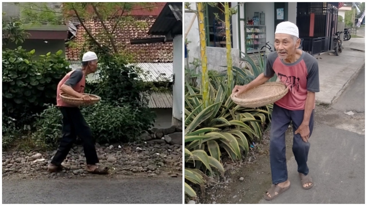 Bantu Harapan Lansia Bongkok Penjual Ayakan - 17496