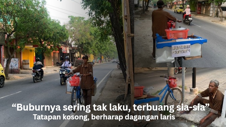 Langkah Lelah Lansia Bergantung Pada Seporsi Bubur
