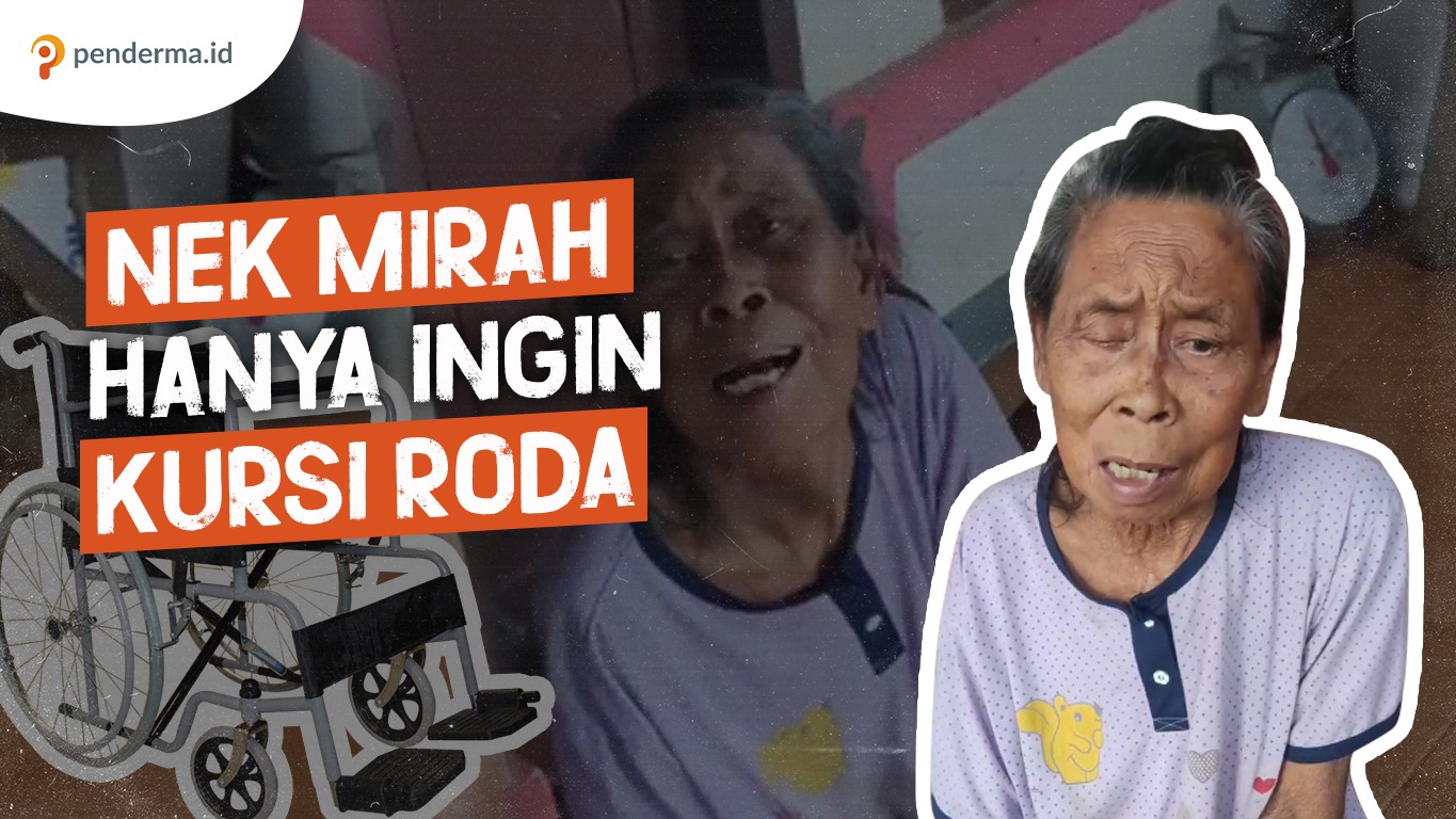 2 Tahun Lumpuh, Nek Mirah Hanya Ingin Kursi Roda - 13386