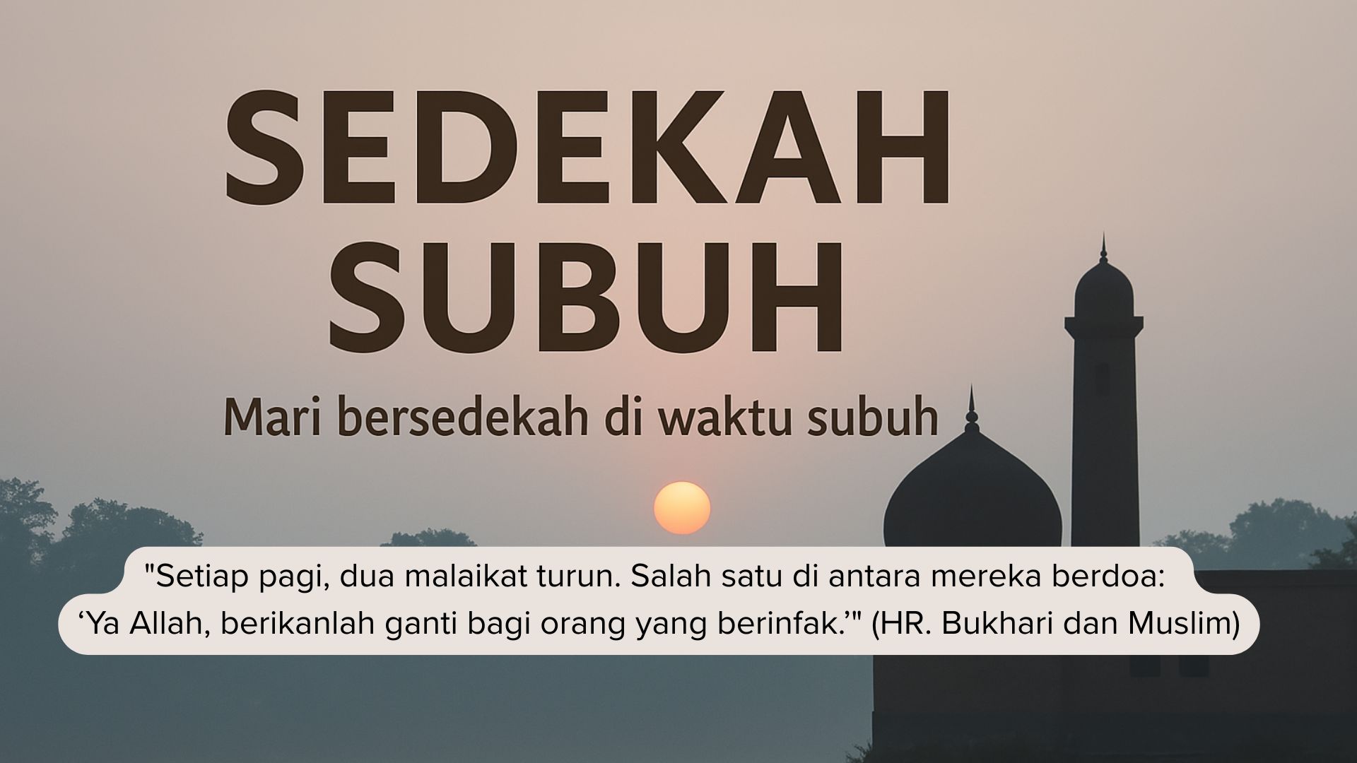 THE POWER SEDEKAH SUBUH Kabulkan Segala Hajat - 20235