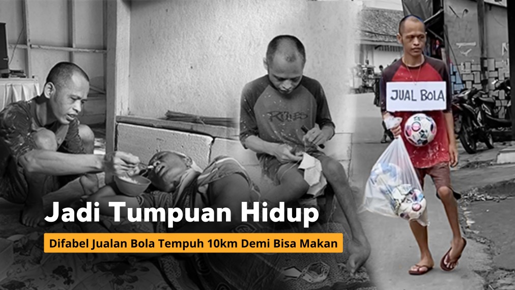 Kaki Pengkor Jadi Tulang Punggung Rawat Ibu Tua Sakit - 19127