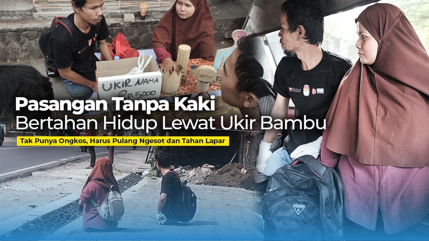 Bantu Pasangan Tanpa Kaki Tangan tuk Sambung Hidup