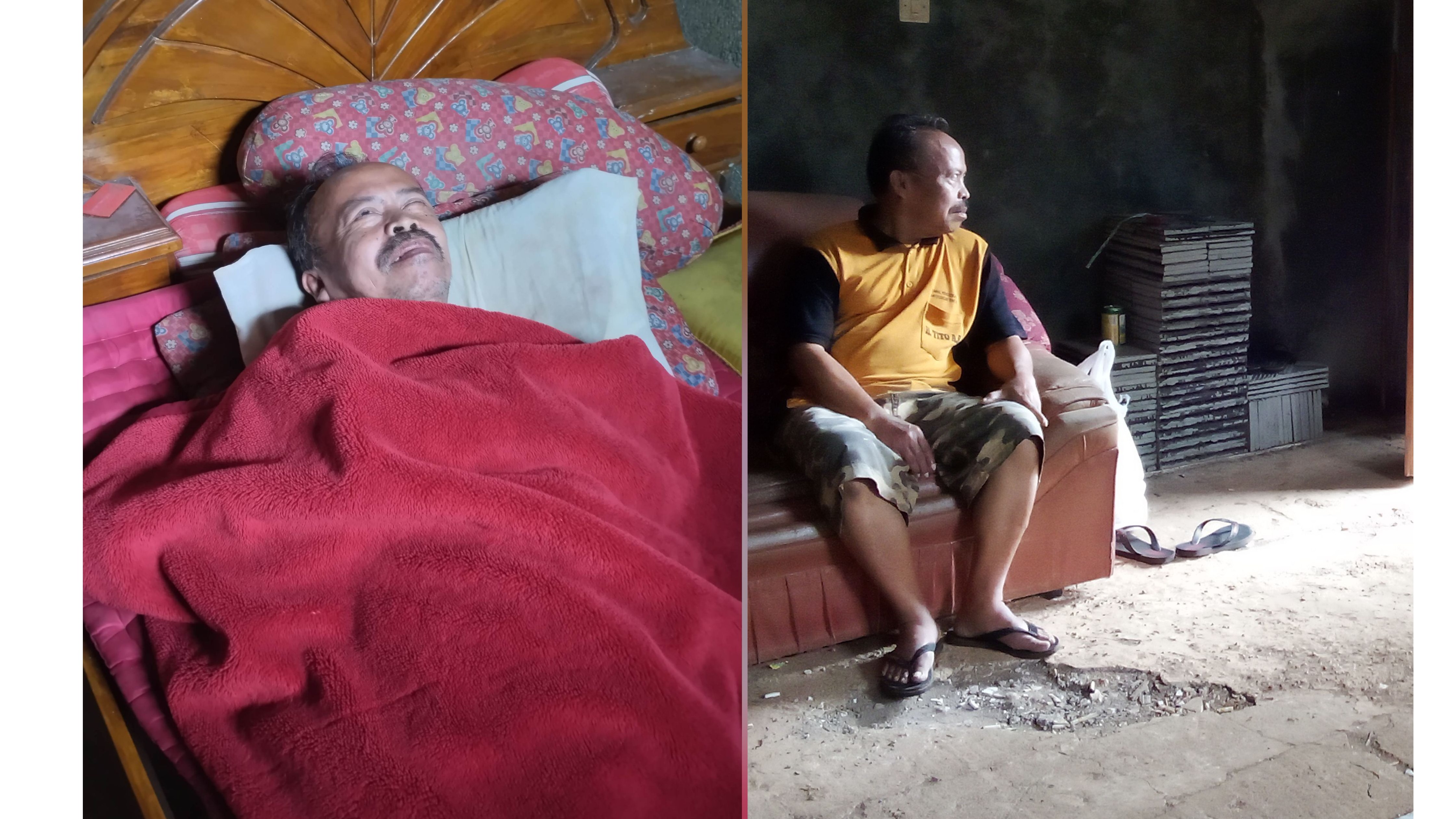 Mengidap Stroke dan tinggal sebatang kara, Abah Uju tetap berjuang hidup - 15057