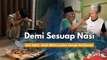 Lansia 90Thn Berjuang Kais Rezeki Demi Istri Yang Sakit