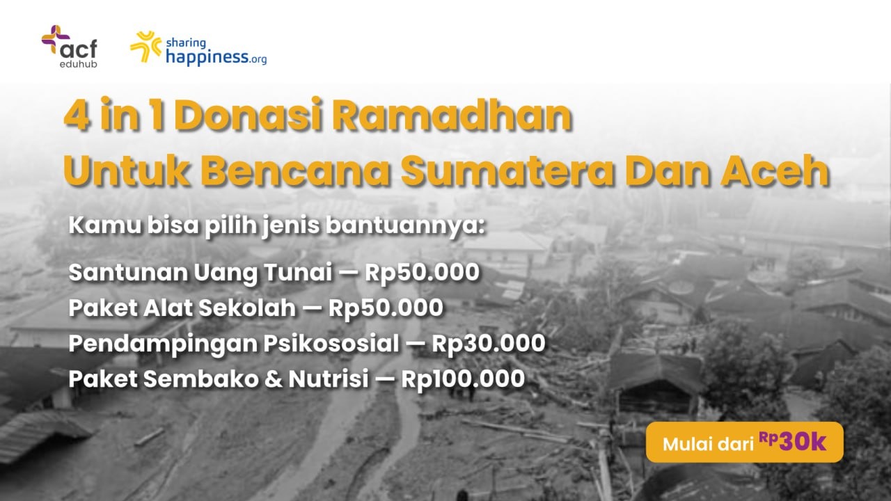 Saat terbaik bantu korban banjir sumatera