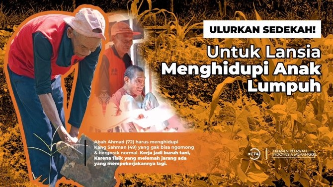 Juang Kakek Tua Hidupi Anak Difabel Seumur Hidup - 22499