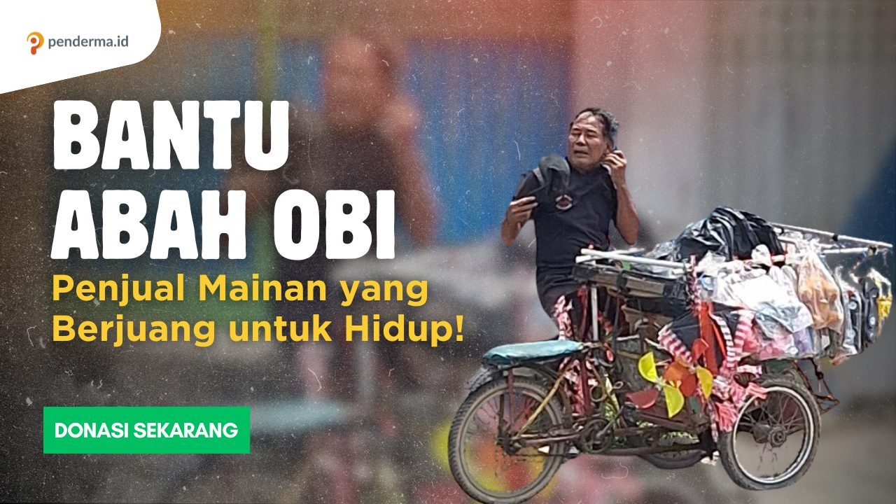 Abah Obi Dorong Becak Berharap Dagangan Laku! - 20156