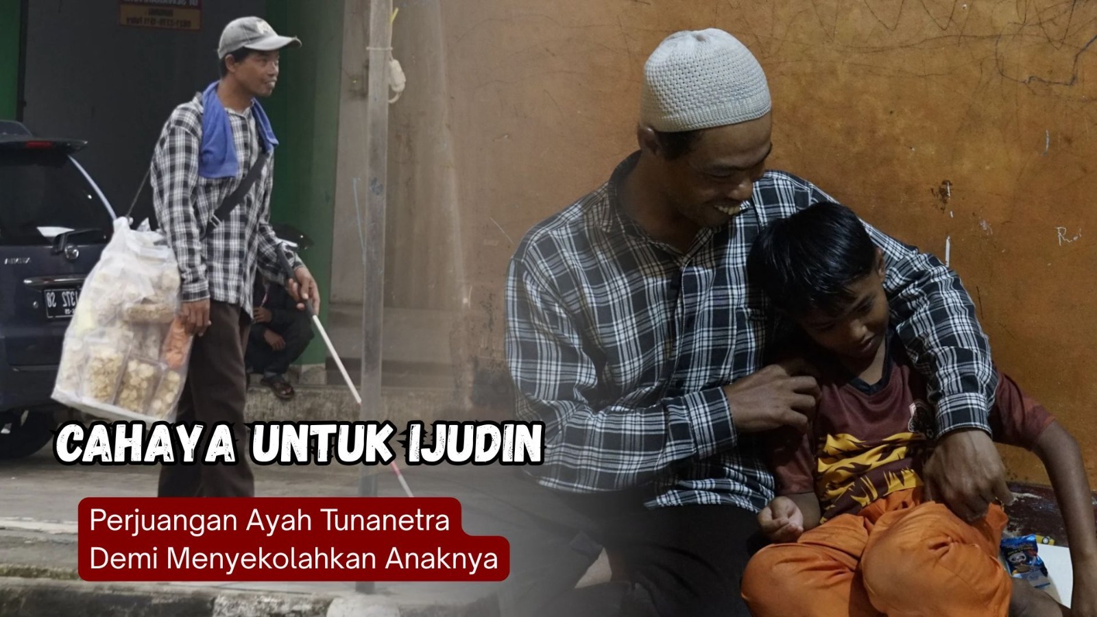 Dalam Gelap Ijudin Bertahan Menjaga Masa Depan Anak