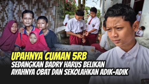 Piatu Ini Berjuang Demi Hidupi 2 Adik dan Ayah Sakit - 22606