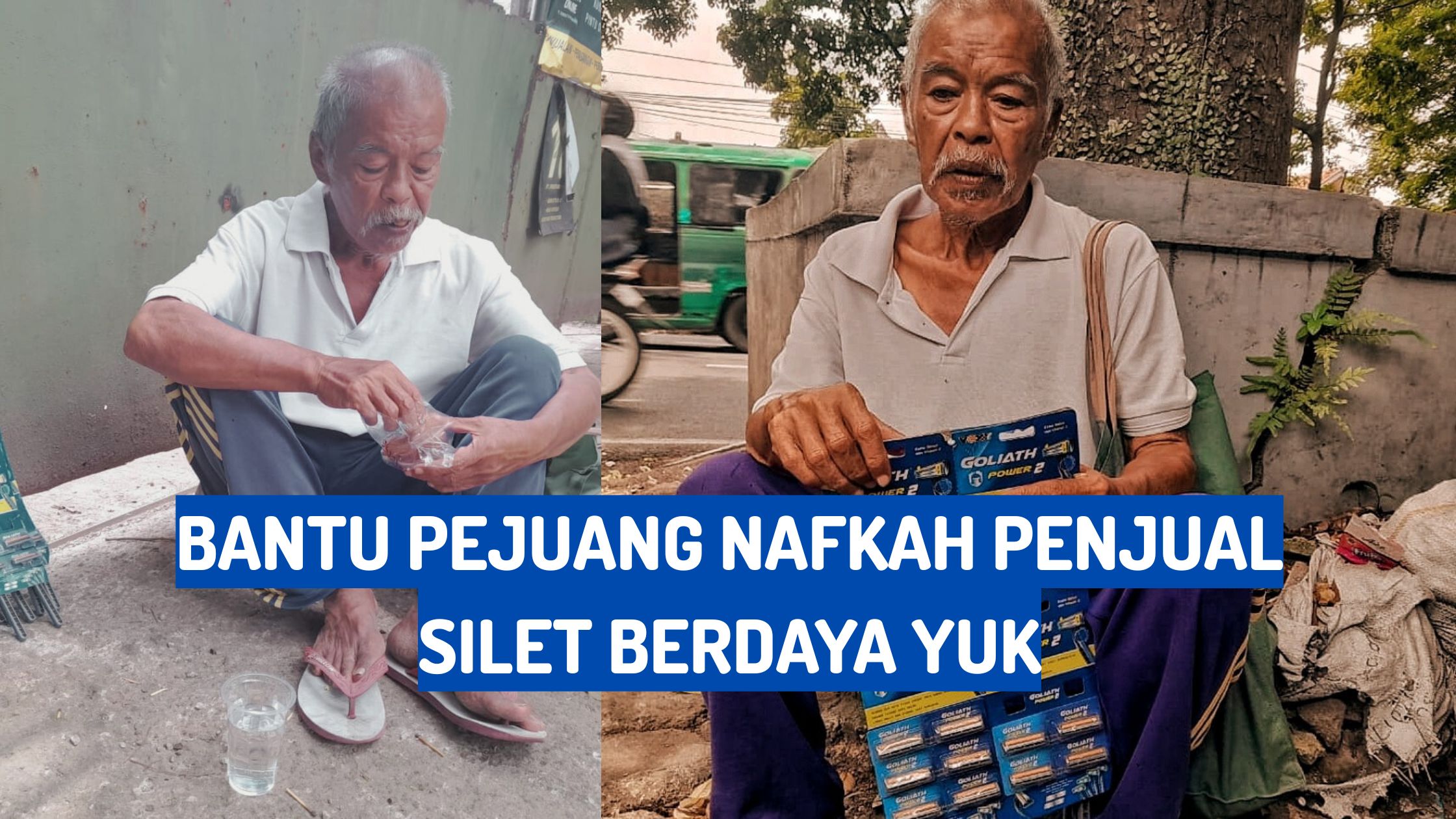 Bantu Lansia Penjual Alat Cukur Hidupi Keluarga - 19669