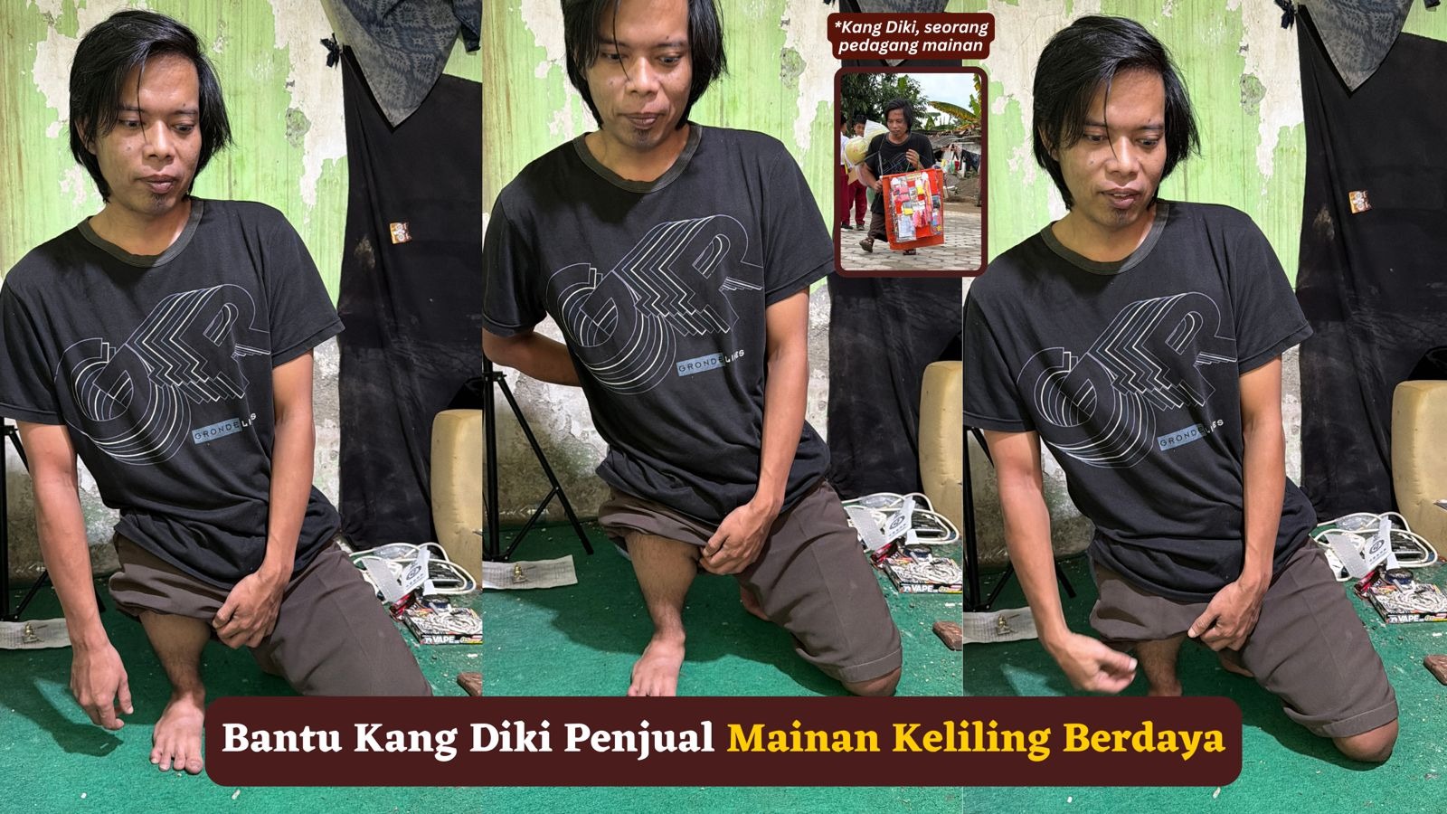 Bantu Kang Diki Penjual Makanan Keliling Berdaya - 23072