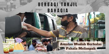 Berbagi Takjil Bahagia, Amalan Mudah Berbalas Pahala Melimpah