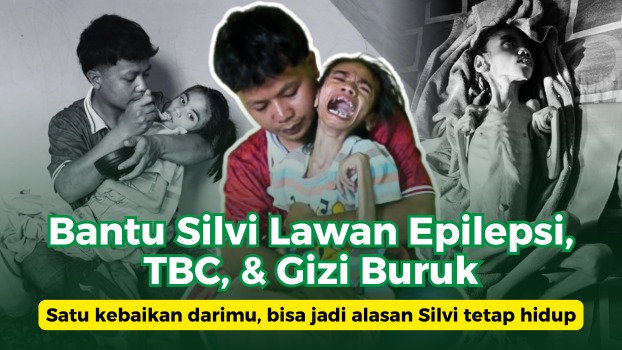 Tubuh Silvi kian mengecil ia terbaring lemah - 22085