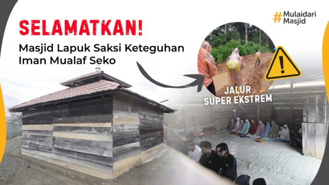 Bangun Masjid Mualaf di Kampung Ojek Termahal