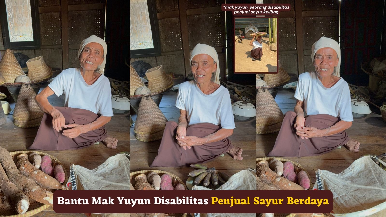 Bantu Mak Yuyun Disabilitas Penjual Sayur Berdaya - 21713