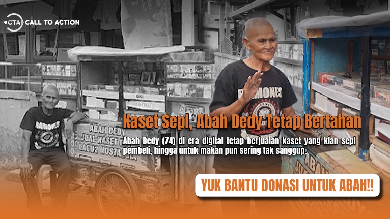 Kaset Tak Laku Abah Dedy Bertahan dengan Lapar - 21762