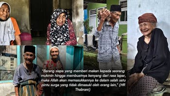 Pahala Terus Mengalir, Bahagiakan Lansia Dhuafa Dihari Tua