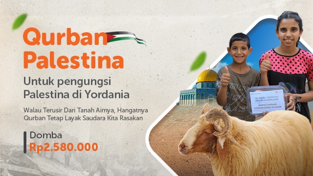 Qurban Domba Untuk Pengungsi Palestina Di Yordania