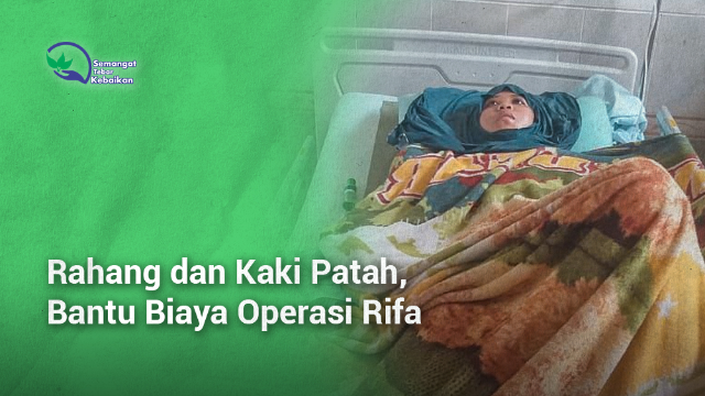 Sharinghappiness Bantu Operasi Rifa Rahang Dan Kaki Patah 