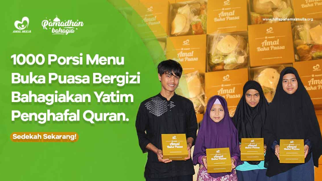 Bantu Santri Tahfiz dengan Berbagi Iftar Terbaik - 10620