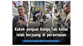 Bantu Lansia Penjual Tanaman Keliling