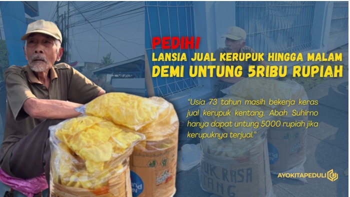 Bantu Perjuangan Kakek Penjual Kerupuk Kentang - 20659