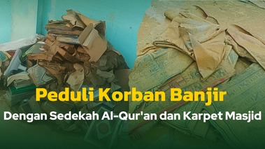 Sedekah Al Quran dan Karpet Masjid Untuk Korban Bencana - 18974