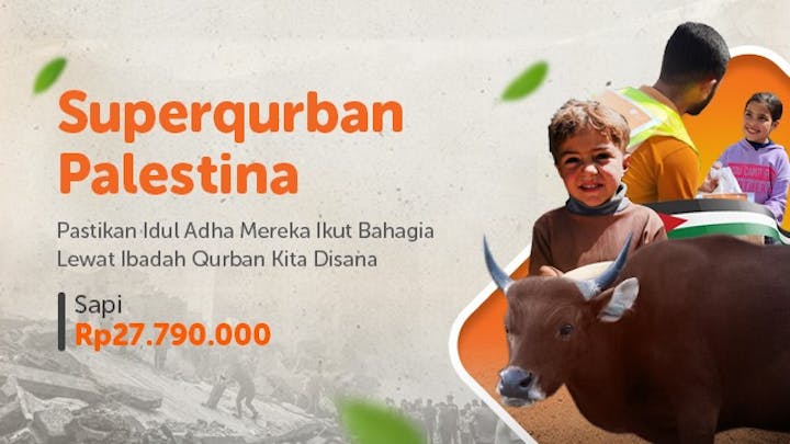 Qurban Sapi Di Tanah Gaza - 20302