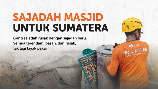 Hadiah Sajadah Baru Untuk Masjid Di Daerah Bencana
