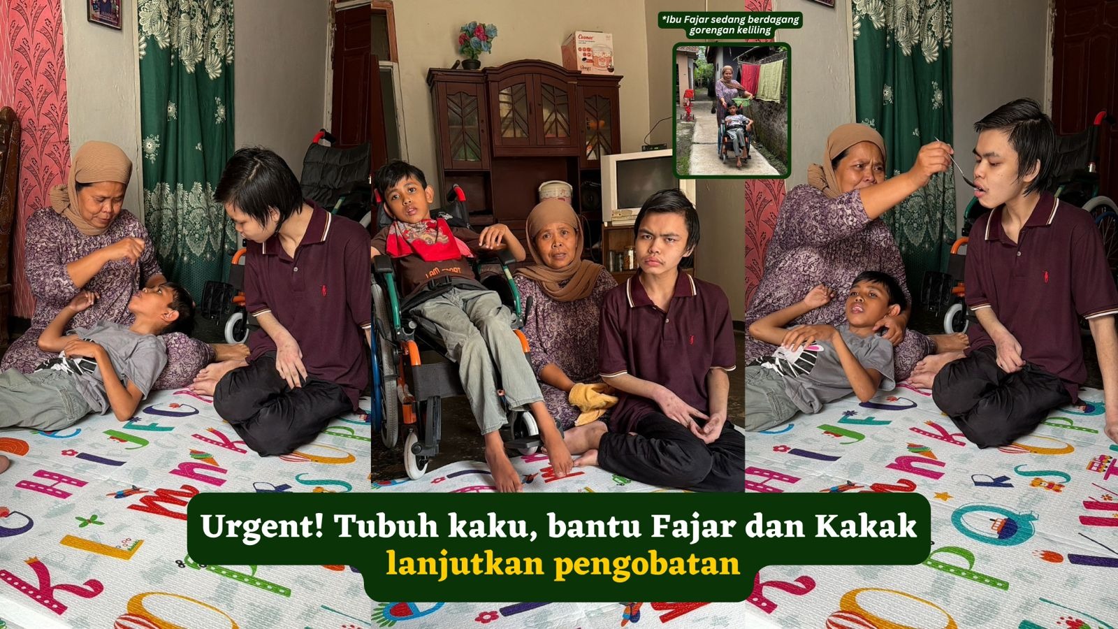 Tubuh kaku bantu Fajar dan Kakak lanjutkan pengobatan - 23070