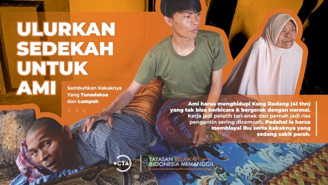 Di Bully Banci! Bantu Ami Hidupi Kakak Tunadaksa Lumpuh - 20470