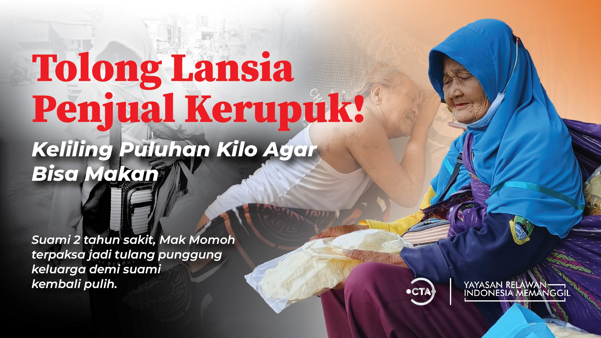 Kegigihan Lansia Tulang Punggung Sembuhkan Suami - 20125
