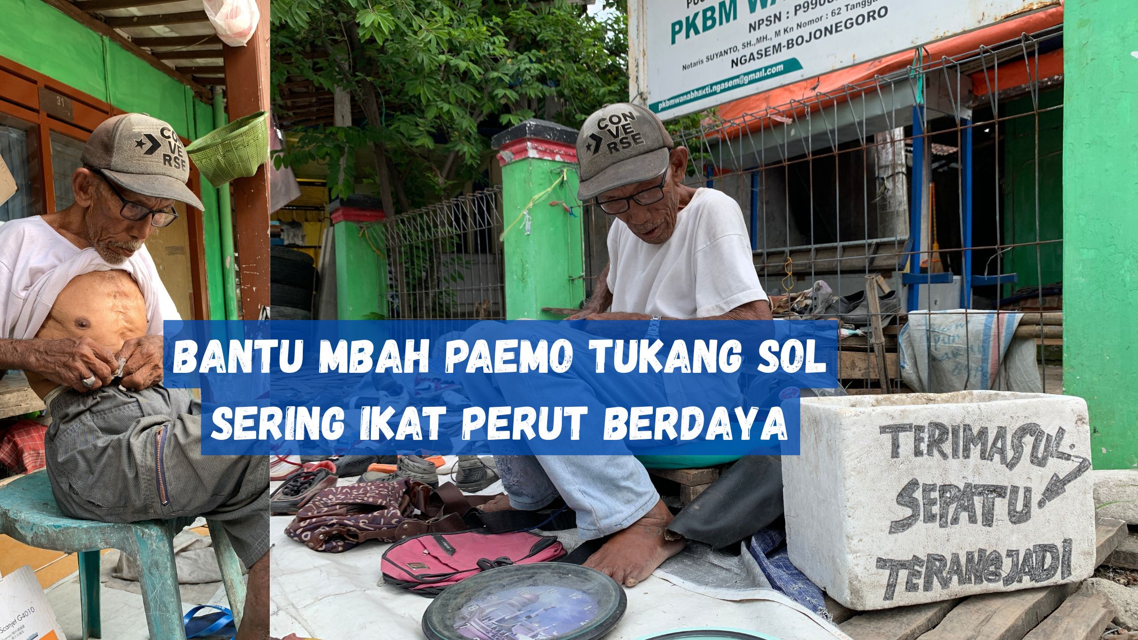Sepi Pelanggan Kakek Tukang Sol Ini Berjuang Demi Makan - 21759