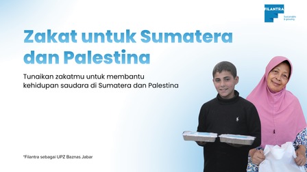 Zakat untuk Sumatera dan Palestina