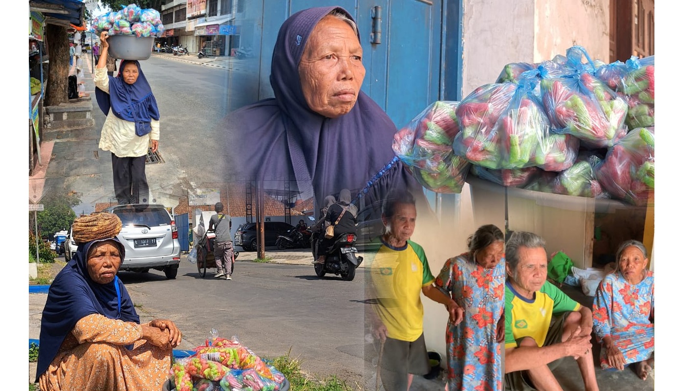Bantu Nenek Penjual Kerupuk Merawat Suami Buta - 18973