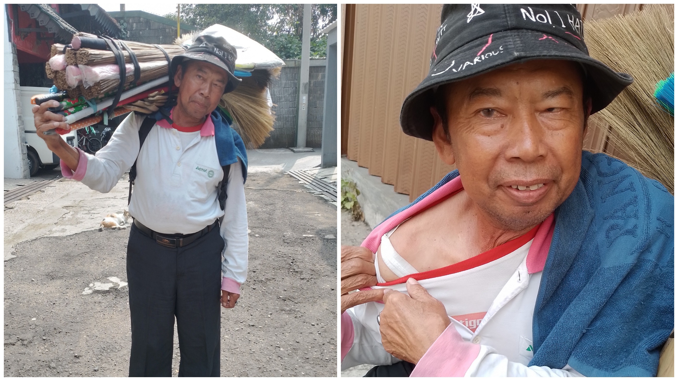 Pikul Dagangan Berat Demi Keluarga Bisa Makan - 14897