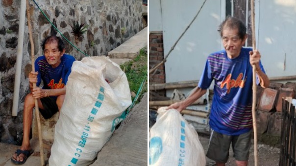 Sebatang Kara Abah Adang Mengais Rezeki Dari Sampah - 18399