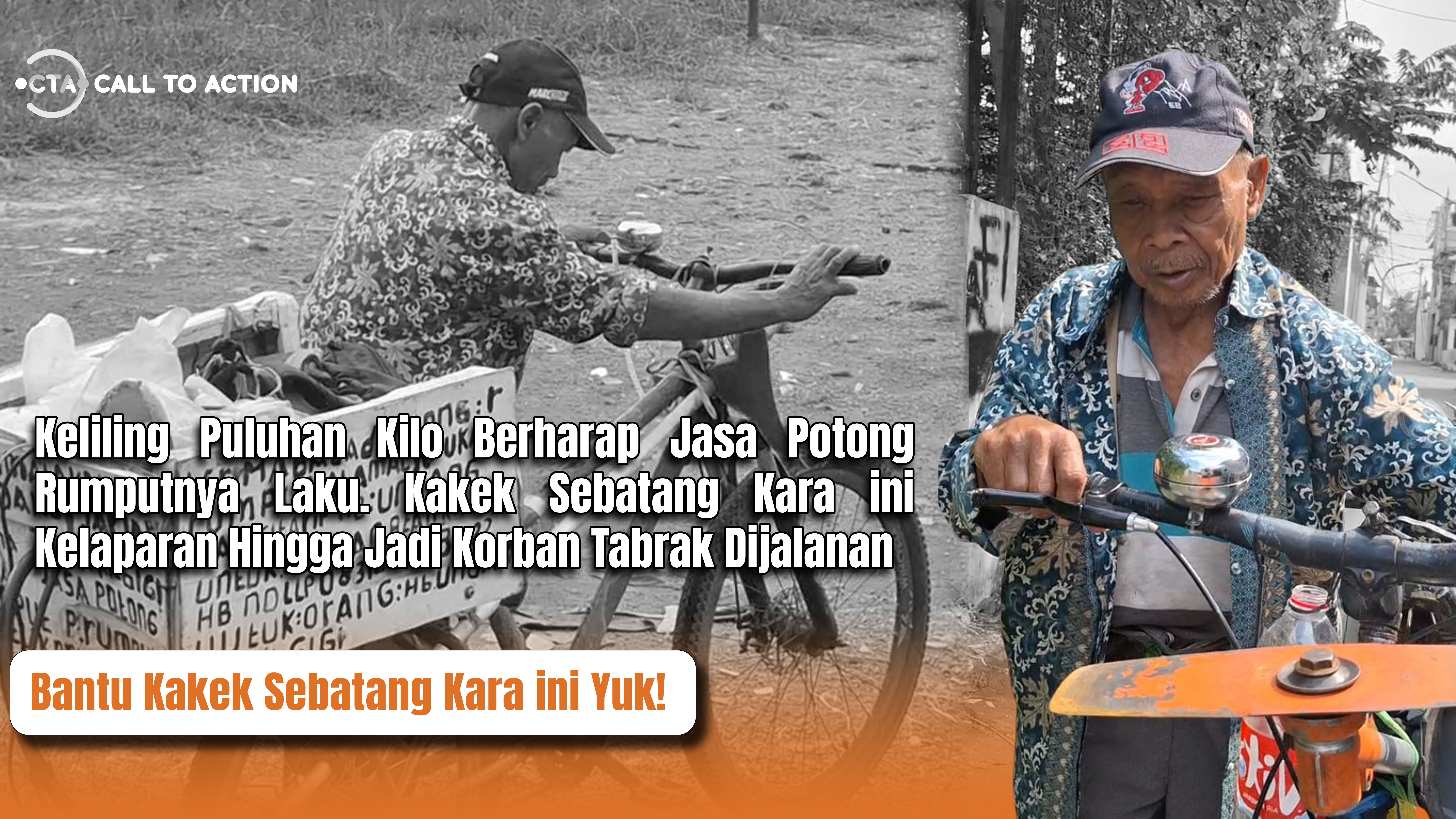 Tolong Tukang Potong Rumput Ketabrak Karna Kelaparan - 21748