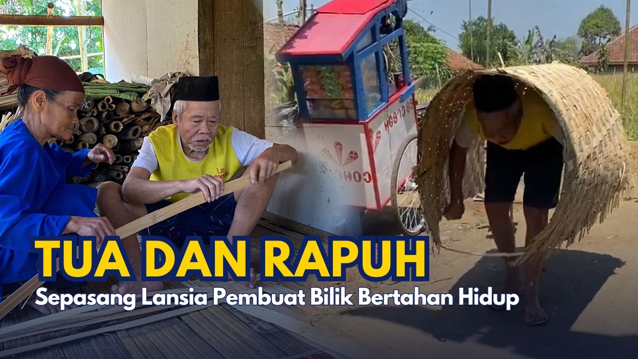 Tubuh Gemeteran Abah Pembuat Bilik Butuh Bantuan