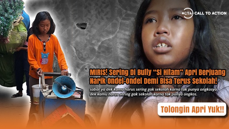 Terancam Putus Sekolah Apri Terpaksa Narik Ondel-Ondel - 21593