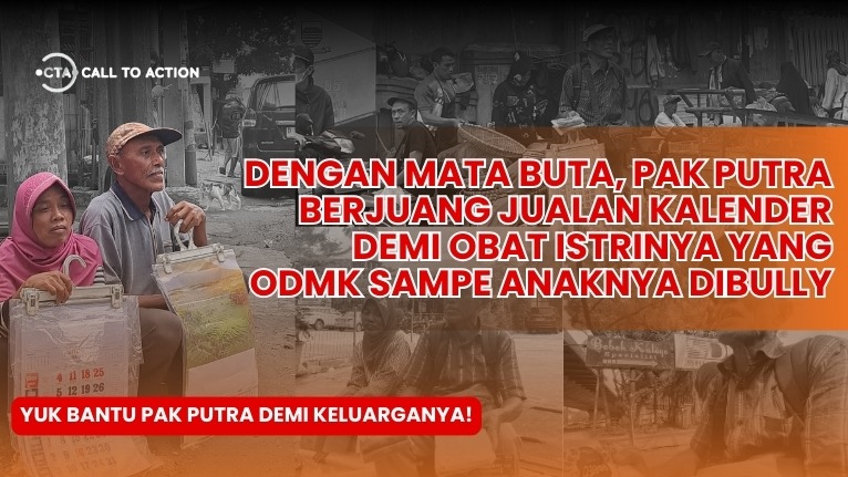 Langkah Asongan Kalender Demi Keluarga Tak Kelaparan