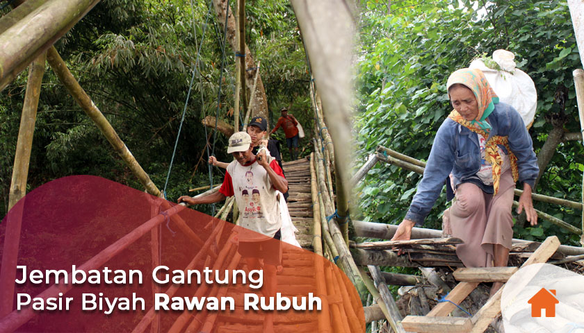 Bantu Warga Pelosok Bangun Jembatan Permanen - 9675