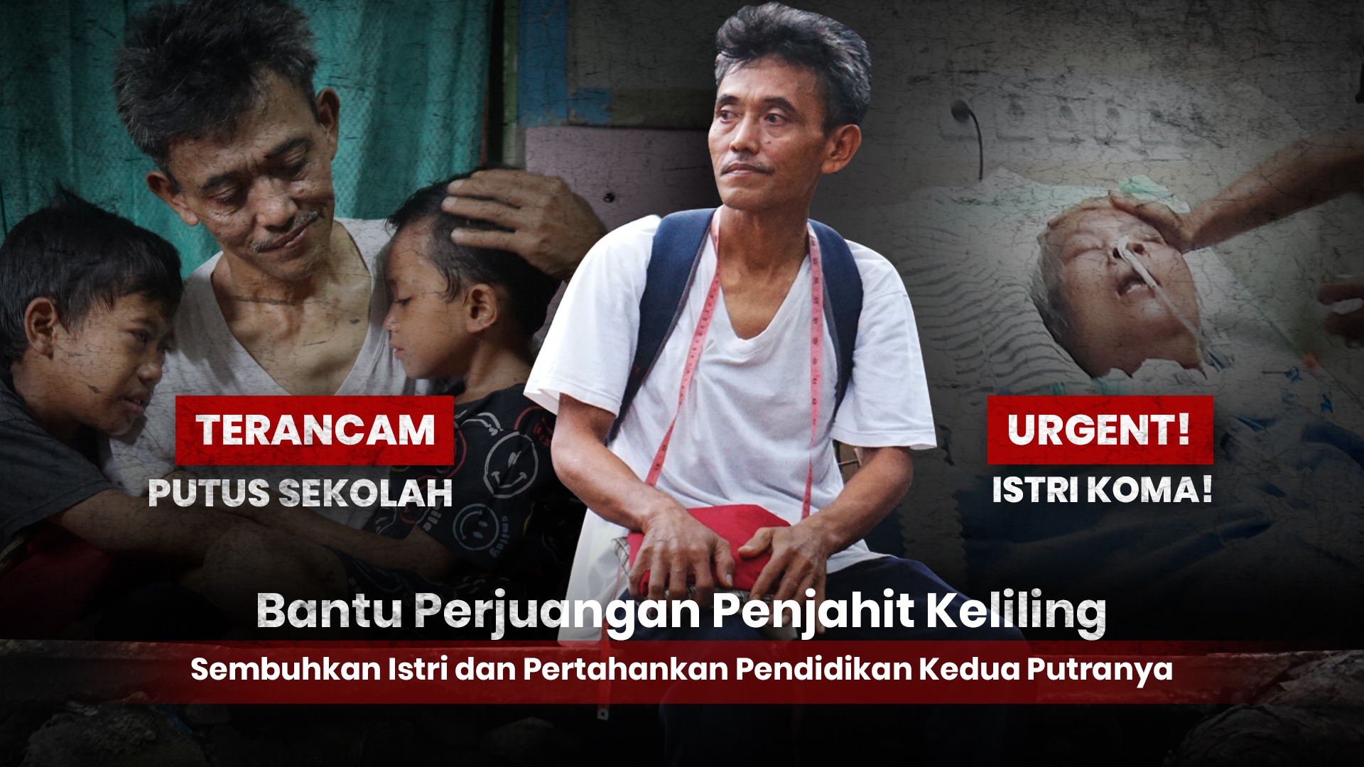 Perjuangan Pak Endang Tuk Kesembuhan Sang Istri
