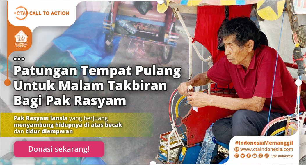 Kaki Bengkak, Tukang Becak Tak Miliki Rumah - 12982