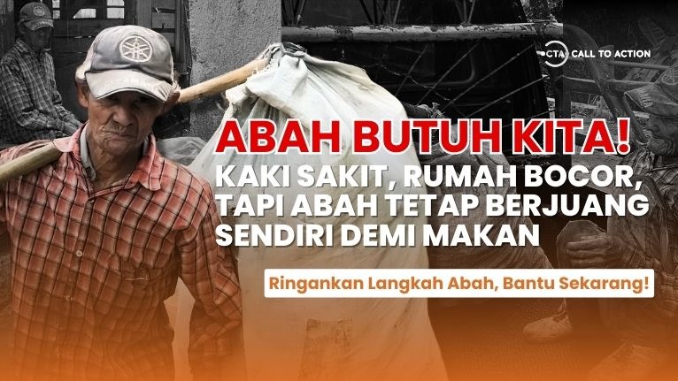 Abah Kaki Bengkok Jalan Puluhan Kilo Demi 2000 Rupiah - 20637