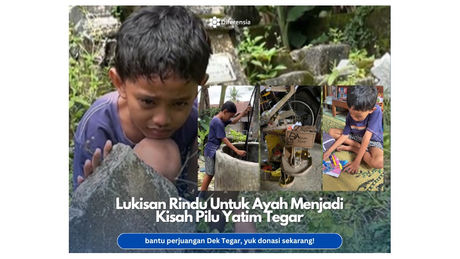 Lukisan Rindu untuk Ayah Menjadi Kisah Pilu Yatim Tegar - 19982