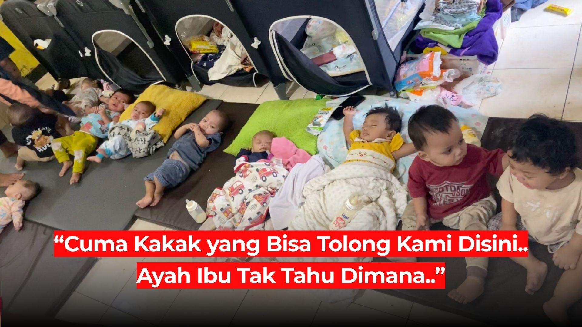 70 Bayi Terlantar Hidup Sempit dan Butuh Stok Susu - 22145