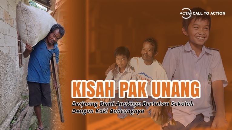 Juang Pak Unang Kaki Buntung Demi Anak Sekolah - 20580